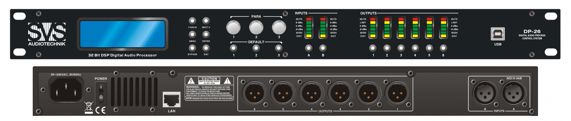 SVS Audiotechnik DP-26 Цифровой процессор: 2 входа 6 выходов в Воронежской области