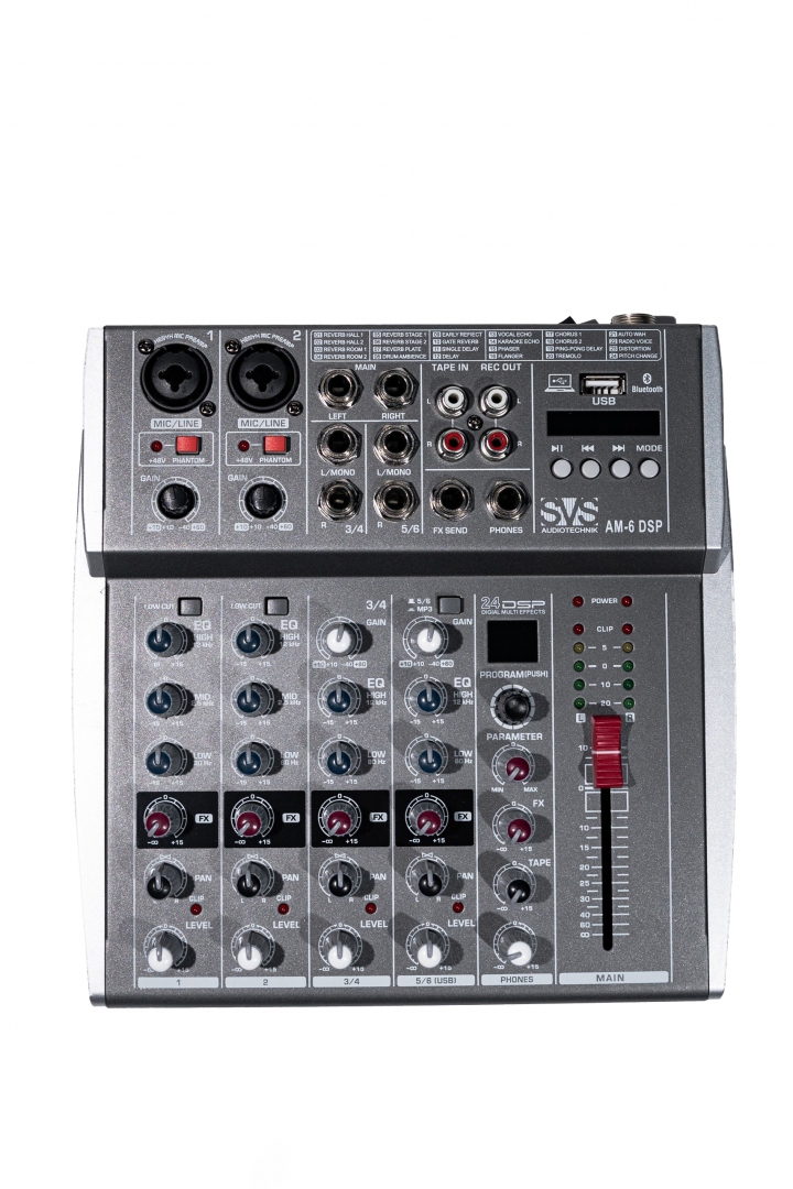SVS Audiotechnik mixers AM-6 DSP Микшерный пульт аналоговый, 6-канальный SVS Audiotechnik mixers в Воронежской области