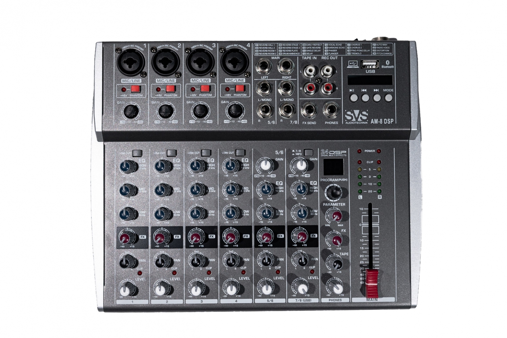 SVS Audiotechnik mixers AM-8 DSP Микшерный пульт аналоговый, 8-канальный в Воронежской области